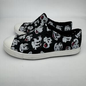 Native Unisex Disney Mickey Mouse Slip On Shoe Mens 4/ Womens 6 Black WDW Summer